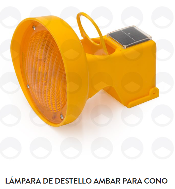 Lampara de destello Ambar